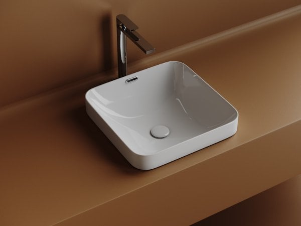 Встраиваемая раковина Ceramicanova Element CN6077 ,белый
