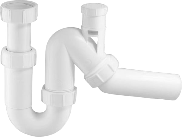 Сифон для раковины McAlpine MRSK12V, с вентиляционным клапаном