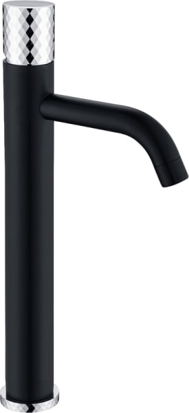 Смеситель для раковины Boheme Stick 122-BCR black diamond chrome