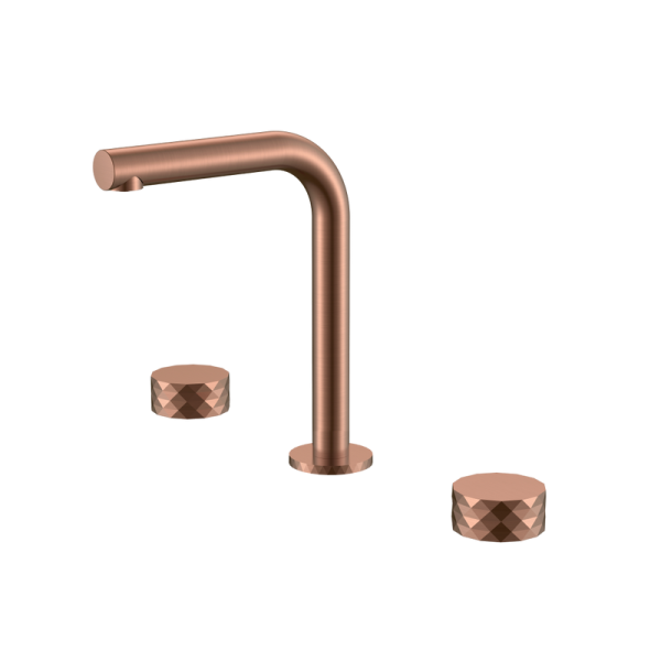 Смеситель для раковины Boheme Stick diamond 152-CB copper brushed
