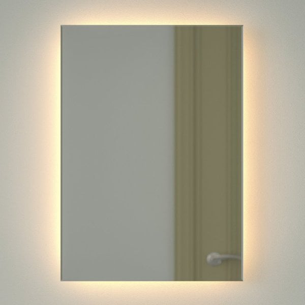 Зеркало Defesto Glow DF 2514 50х70 с LED-подсветкой, 3000 K, без выключателя