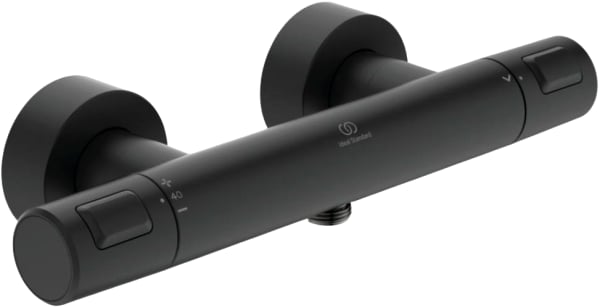 Термостатический смеситель Ideal Standard Ceratherm T25 A7201XG для душа, silk black