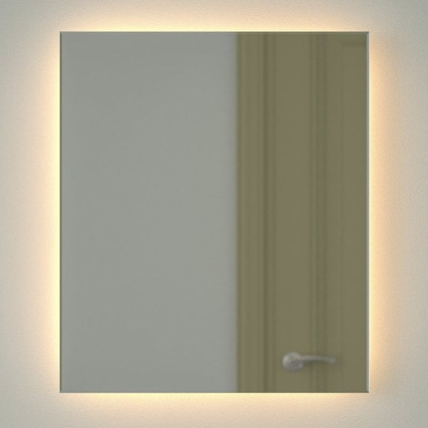 Зеркало Defesto Glow DF 2516 60х70 с LED-подсветкой, 3000 K, без выключателя