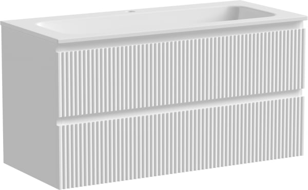 Тумба под раковину Sancos Snob R 100 подвесная Bianco (белый), SNR100W