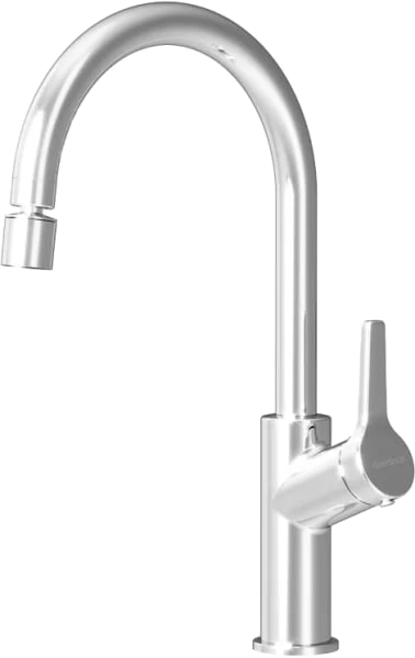 Смеситель для кухни Damixa Eclipse 310722000 с двухрежимным регулируемым аэратором, хром