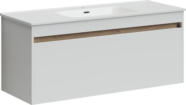 Тумба под раковину Sancos Smart 120 подвесная белый, SM120-1W