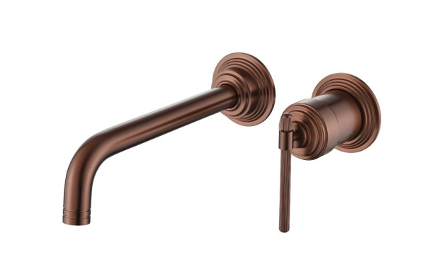 Смеситель для раковины Boheme Eterna 175-CB С ВНУТРЕННЕЙ ЧАСТЬЮ, copper brushed