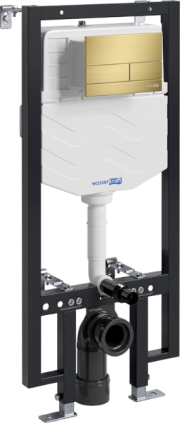 Система инсталляции для унитазов Wasserkraft Vils 56TLT.010.ME.MG04, с кнопкой смыва матовое золото