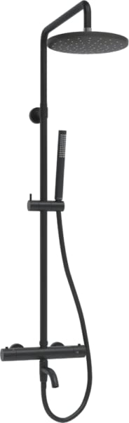 Душевая стойка Wasserkraft Elbe 7400 A288.077.217.BM Thermo, с термостатом, черная