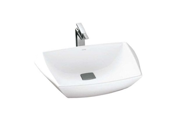 Накладная раковина Toto JEWELHEX LW681B 77 см, белая