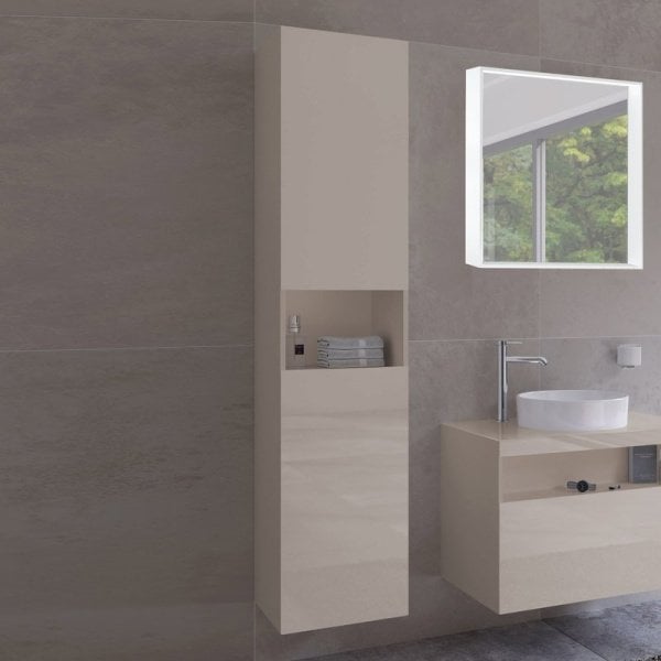 Шкаф-пенал для ванной Keuco Stageline 32831 L, кашемир
