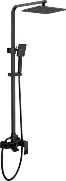 Душевая стойка Abber Wasserfall AF8616B, черная матовая