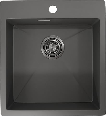 Мойка кухонная Granula 4600, графит матовый