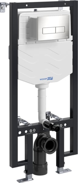 Система инсталляции для унитазов Wasserkraft Vils 56TLT.010.ME.BN03, с кнопкой смыва никель