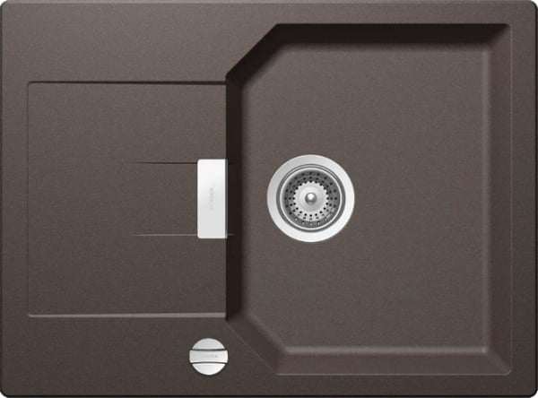 Мойка кухонная Schock Manhattan 45D Cristalite с клапаном-автоматом, инка