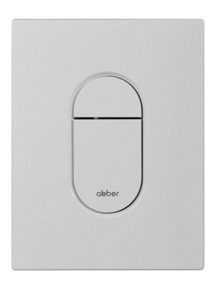 Кнопка смыва для инсталляции Abber AC0124MW АБС-пластик, цвет матовый белый