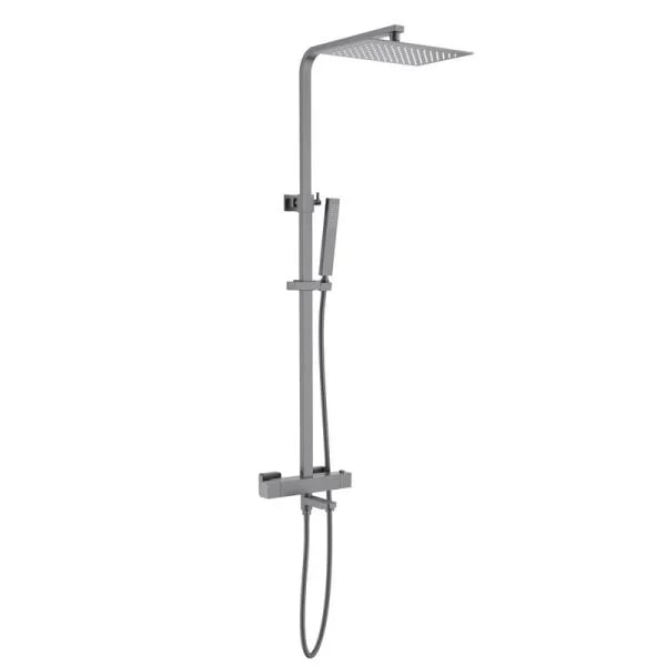 Душевая стойка Timo Tetra-Thermo SX-0169/18, с термостатом, черное золото