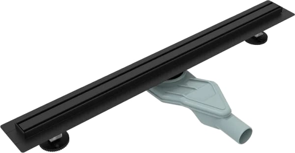 Душевой трап (лоток) Esbano Slim Side, 70 cм, матовый черный