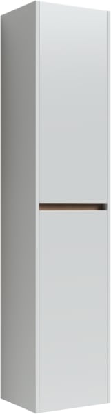 Шкаф-пенал для ванной Sancos Smart 35 см белый глянец