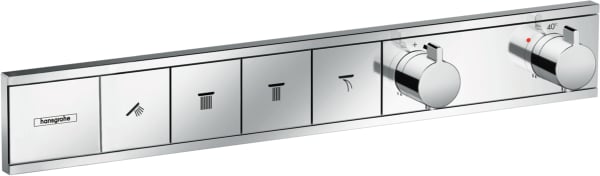 Термостатический смеситель встраиваемый Hansgrohe RainSelect 15382000, для душа, хром