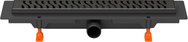 Душевой трап (лоток) MCH Chudej Harmony CH450HC, 45 см, матовый черный