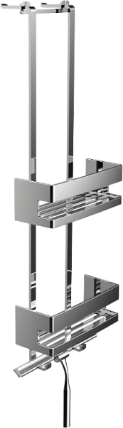 Полка Emco System 2 3545 001 27 со стеклоочистителем, хром