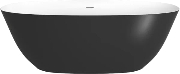Ванна из искусственного камня Plumberia Selection Veloma 170x75 см, отдельностоящая, биколор матовый