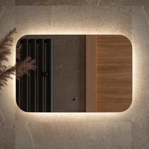 Зеркало Defesto Opti DF 2802RH 60х40 с LED-подсветкой, 4500К, инфракрасный выключатель