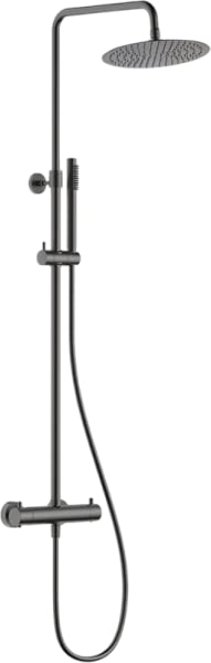 Душевая стойка AQUAme AQM8006GM, оружейная сталь