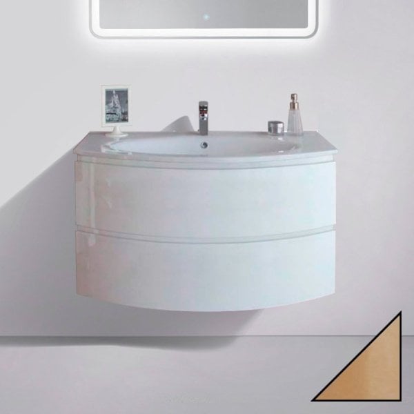 Тумба под раковину без столешницы BelBagno Prospero 100 shampagne gold