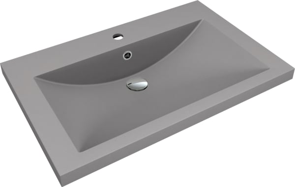 Мебельная раковина Florentina Анита 75 серый шелк