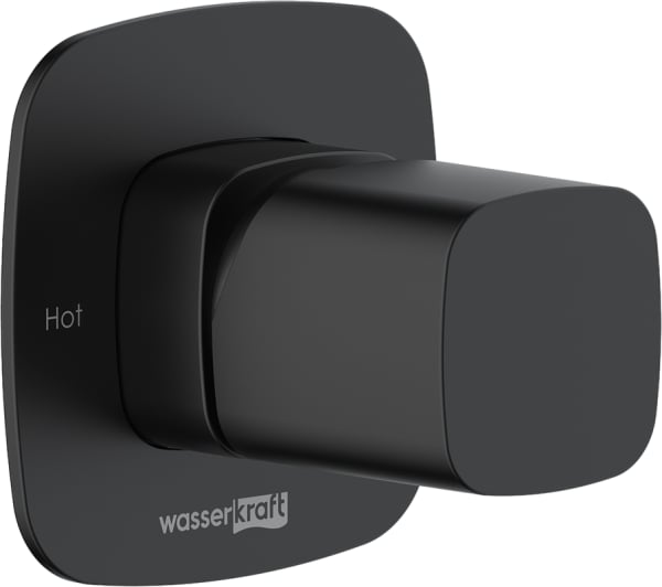 Встраиваемый смеситель Wasserkraft Nuthe 9151 С ВНУТРЕННЕЙ ЧАСТЬЮ. черный soft-touc