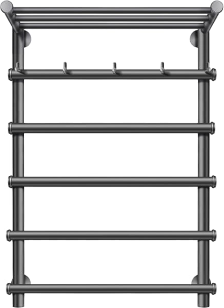Полотенцесушитель электрический Secado Турин 1 КСП 80x60, графит, R