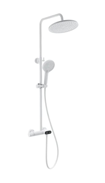 Душевая стойка Wonzon & Woghand MUSE Corno WW-B2091-A-MW, матовая белая