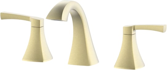 Смеситель для раковины Wonzon & Woghand WW-88083095-BG брашированное золото