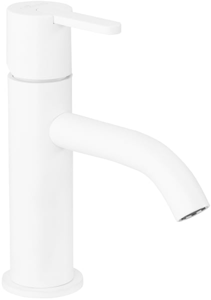 Смеситель для раковины Cezares Leaf LSM2-BIO белый матовый