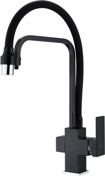 Смеситель для кухни Zorg Sanitary ZR 341-6 YF Black