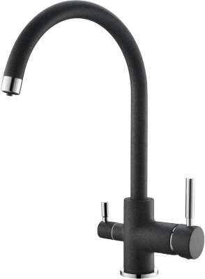 Смеситель для кухни Emar Quartz 3007 антрацит