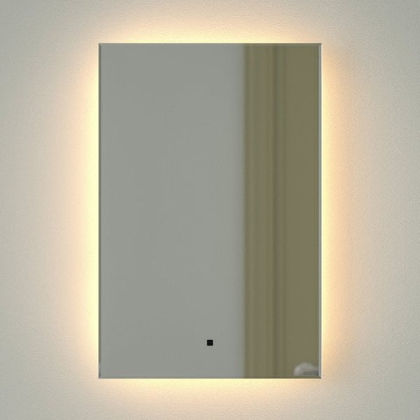 Зеркало Defesto Glow DF 2512R 40х60 с LED-подсветкой, 3000 K, инфракрасный выключатель