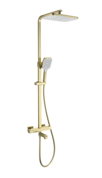 Душевая стойка Wonzon & Woghand STAY 3 WW-B3026-T1-BG, брашированное золото