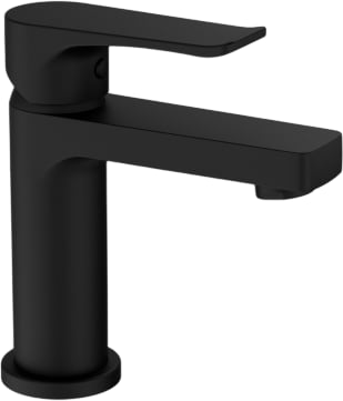 Смеситель для раковины Wonzon & Woghand WW-A40222-MB черный матовый