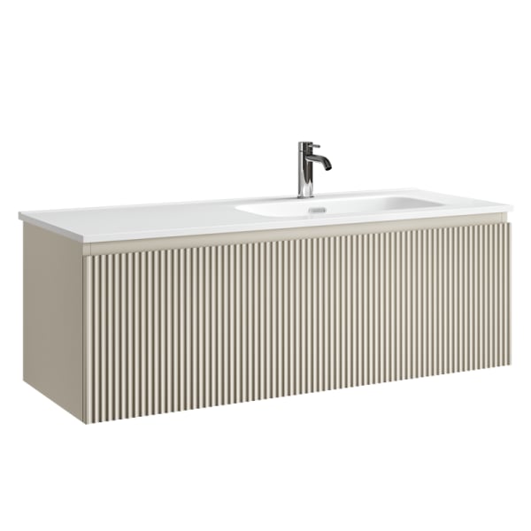 Тумба под раковину Sancos Snob R 1.0 120 подвесная Beige soft (капучино), SNR1.0120RCE