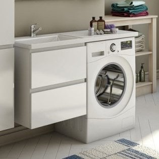 Тумба под раковину без столешницы Эстет Dallas Luxe 130 подвесная, 2 ящика