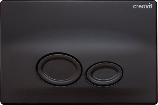 Кнопка смыва Creavit Drop GP2002.01 черный матовый