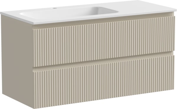 Тумба под раковину Sancos Snob T 100 подвесная Beige soft (капучино), SNT100LCE