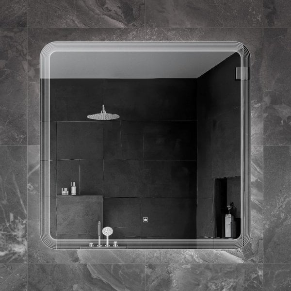 Зеркало Cezares Duet 80х80 с подсветкой