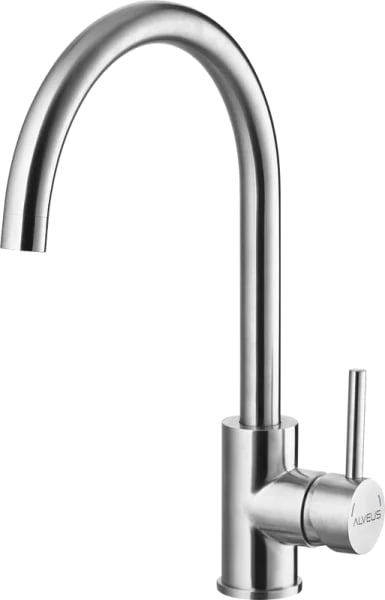 Смеситель для кухни Alveus Elza 1129028 сатинированная сталь