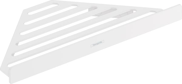 Полка Hansgrohe AddStoris 41741700 угловая, матовая белая