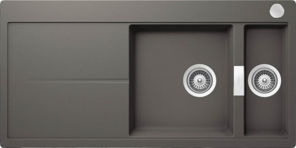Мойка кухонная Schock Horizont 60D (D-150) Cristadur серебристый камень