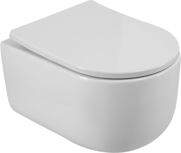 Унитаз подвесной BelBagno Soft BB084CH-TOR BB2031SC с микролифтом, безободковый, белый